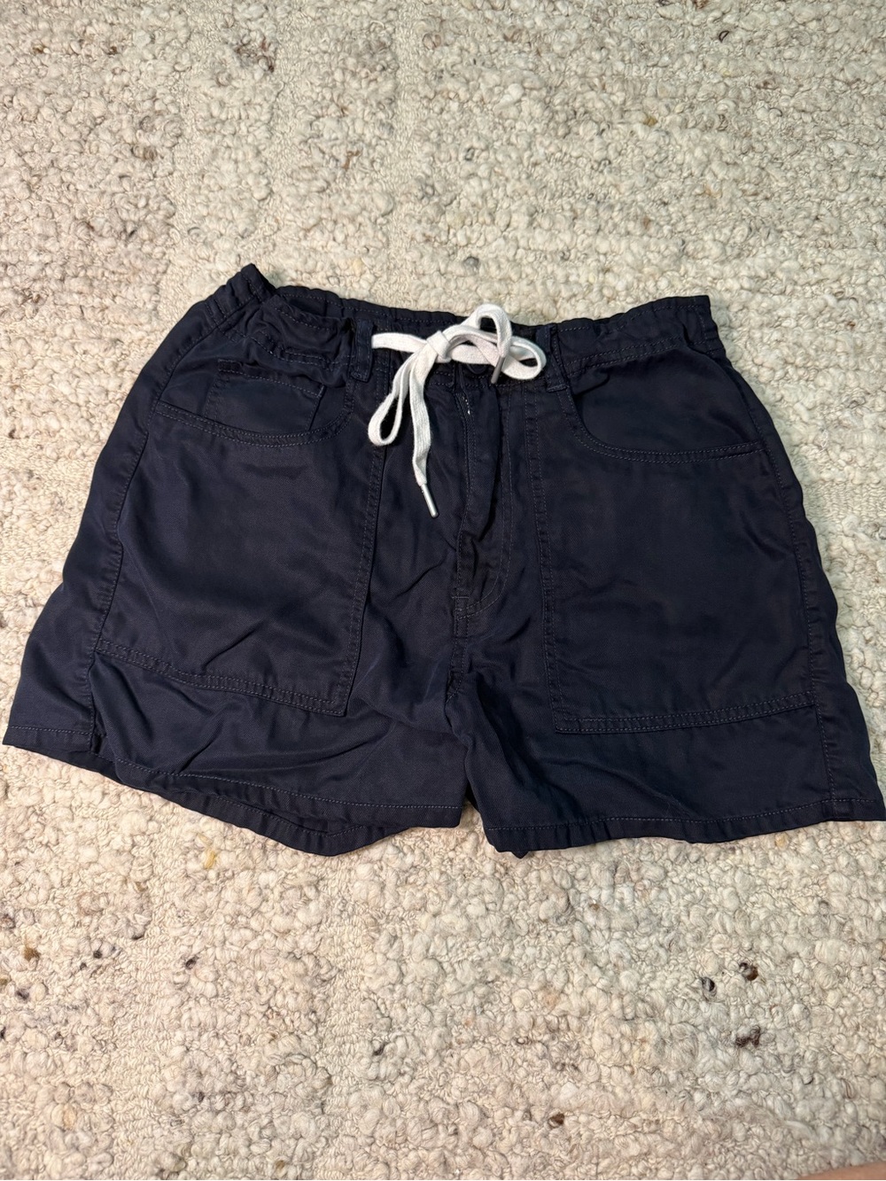 BLANKNYC Navy Drawstring Casual Shorts